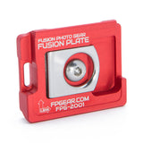 Manfrotto Compatible Fusion Plate – Red